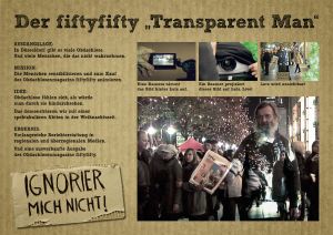 fiftyfifty  Das Obdachlosenmagazin Transparent Man