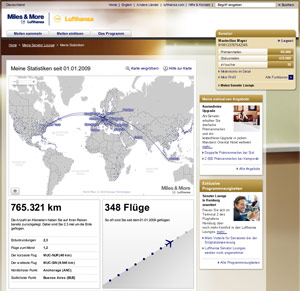 Miles More Flugstatistik If World Design Guide