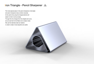 triangle pencil sharpener