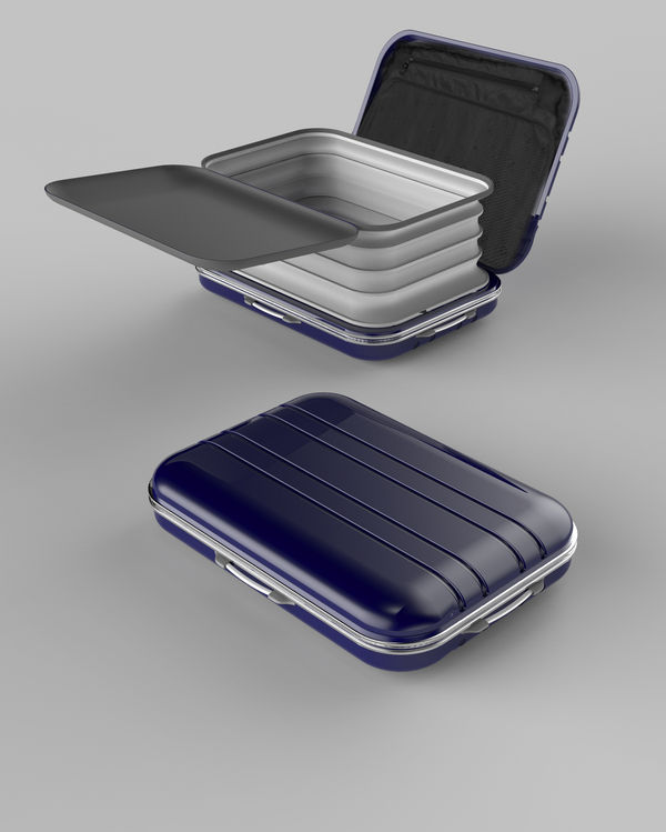 suitcase with compression