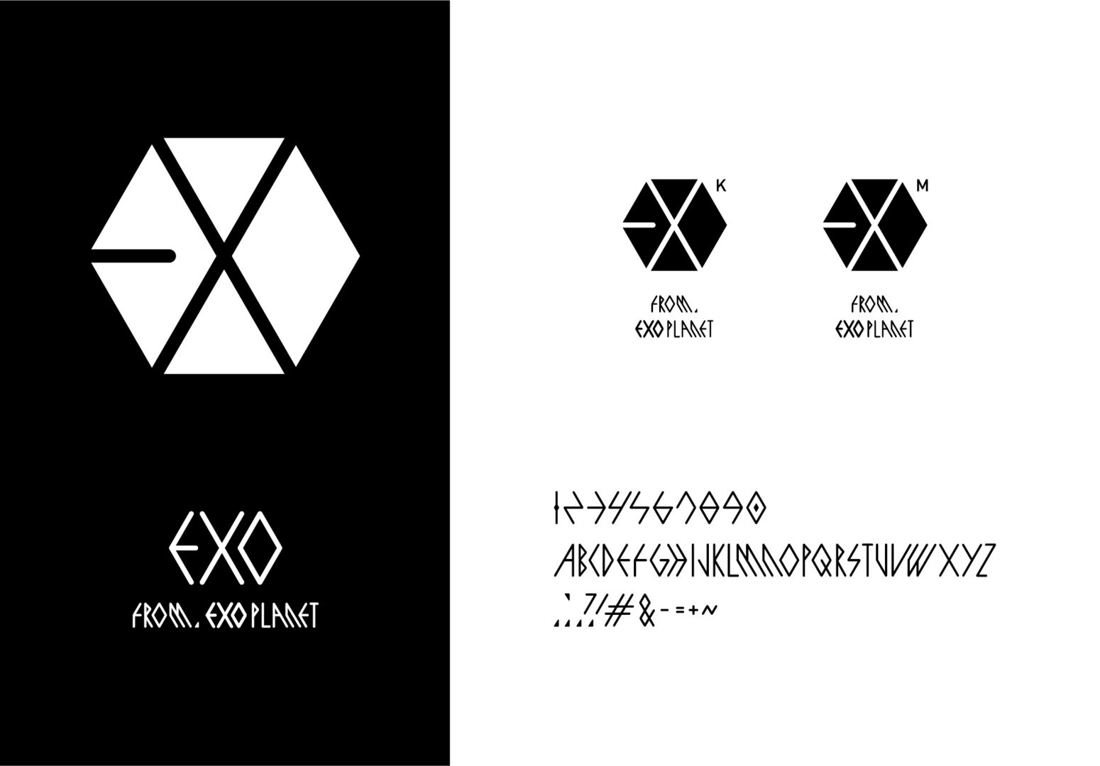 exo logo white