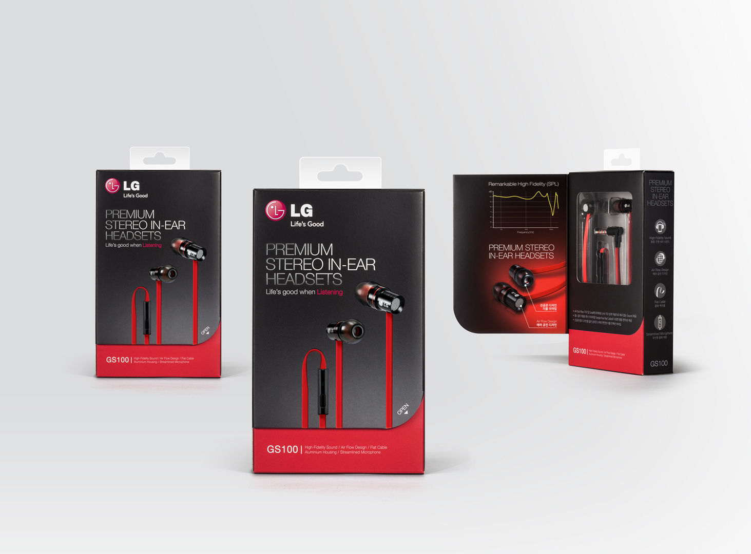 LG GS-100 Headset Package