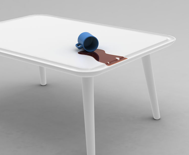 Moat silicone table