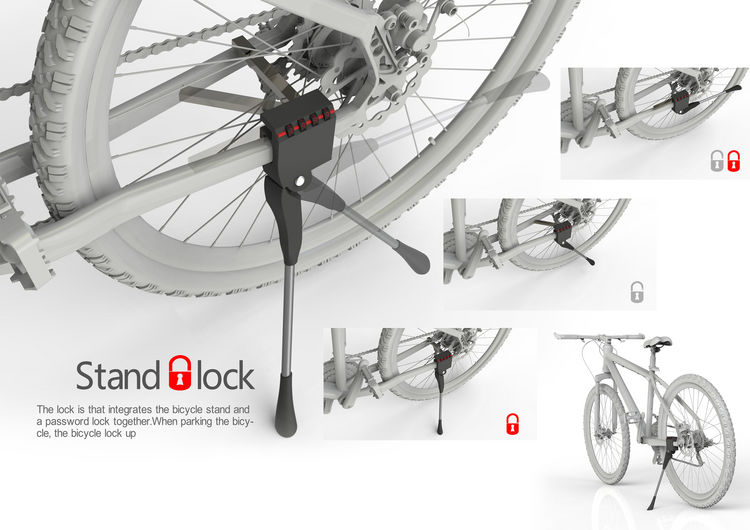 bike lock stand