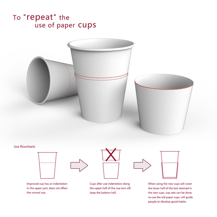 old paper cup design
