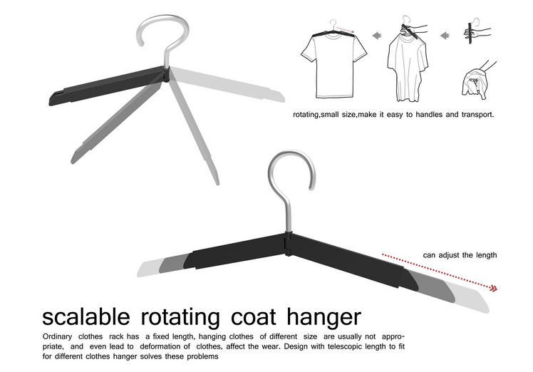 fixed coat hangers