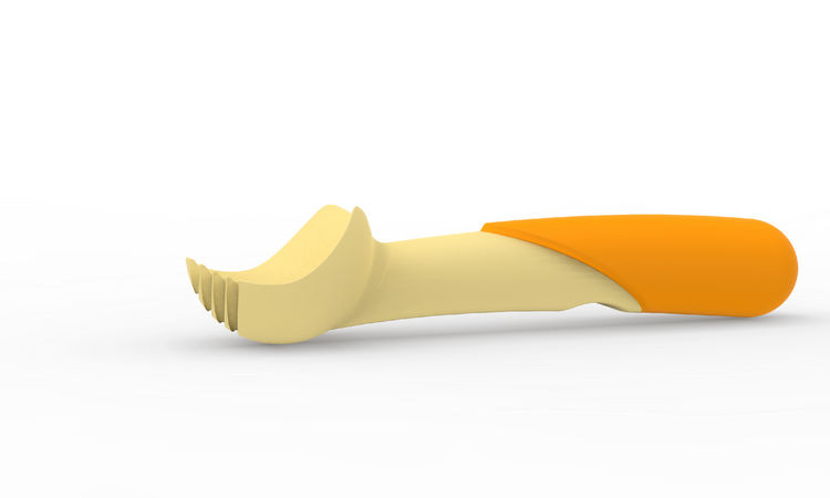 serrated ice cream scoop