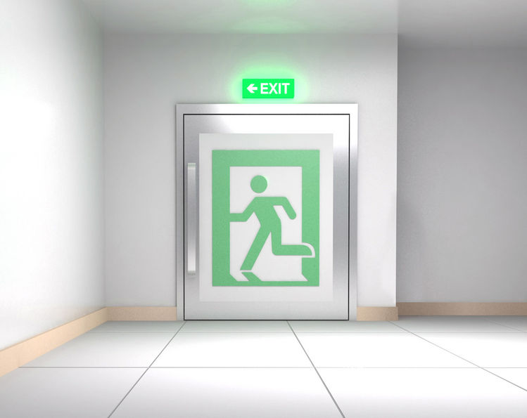 Real Emergency Exit Door If World Design Guide