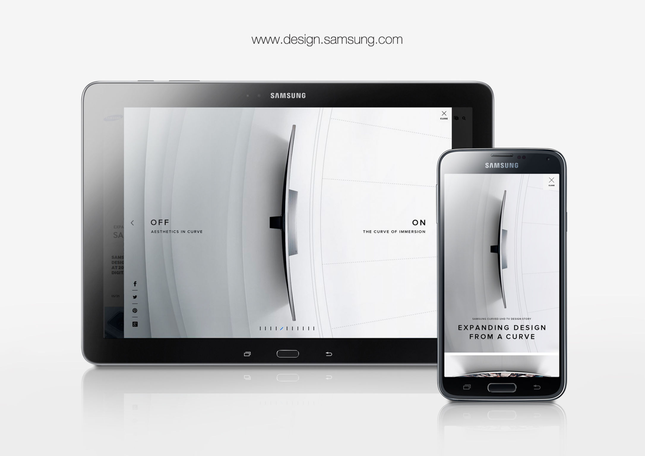 Design Samsung Website