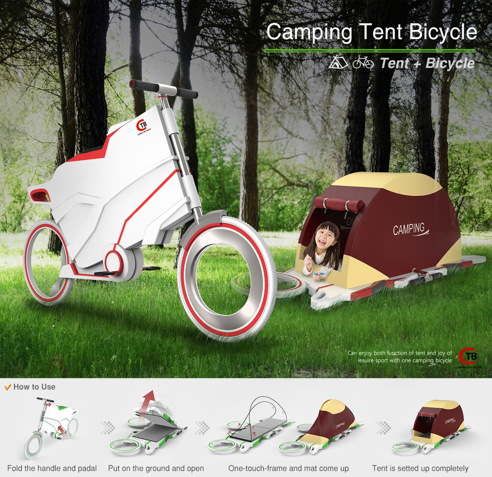 bicycle camping tents