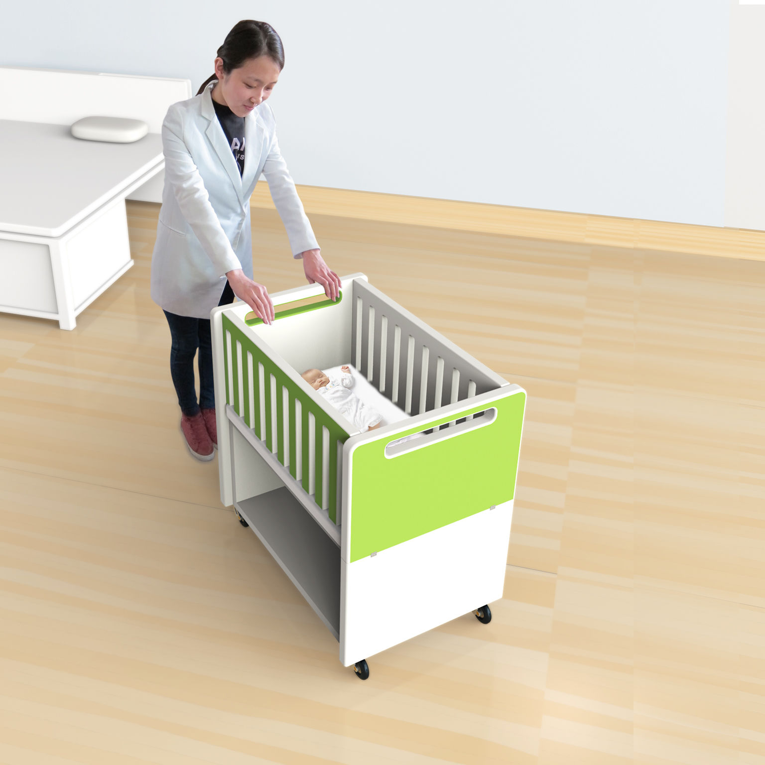 baby cot into bed