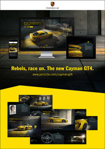 Rebels, race on. Cayman GT4