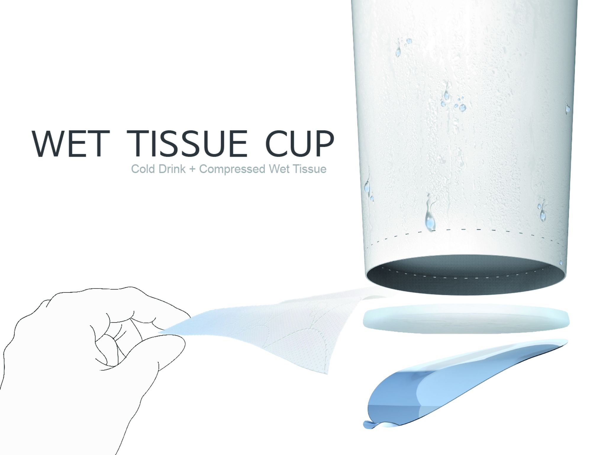 use of wet tissue
