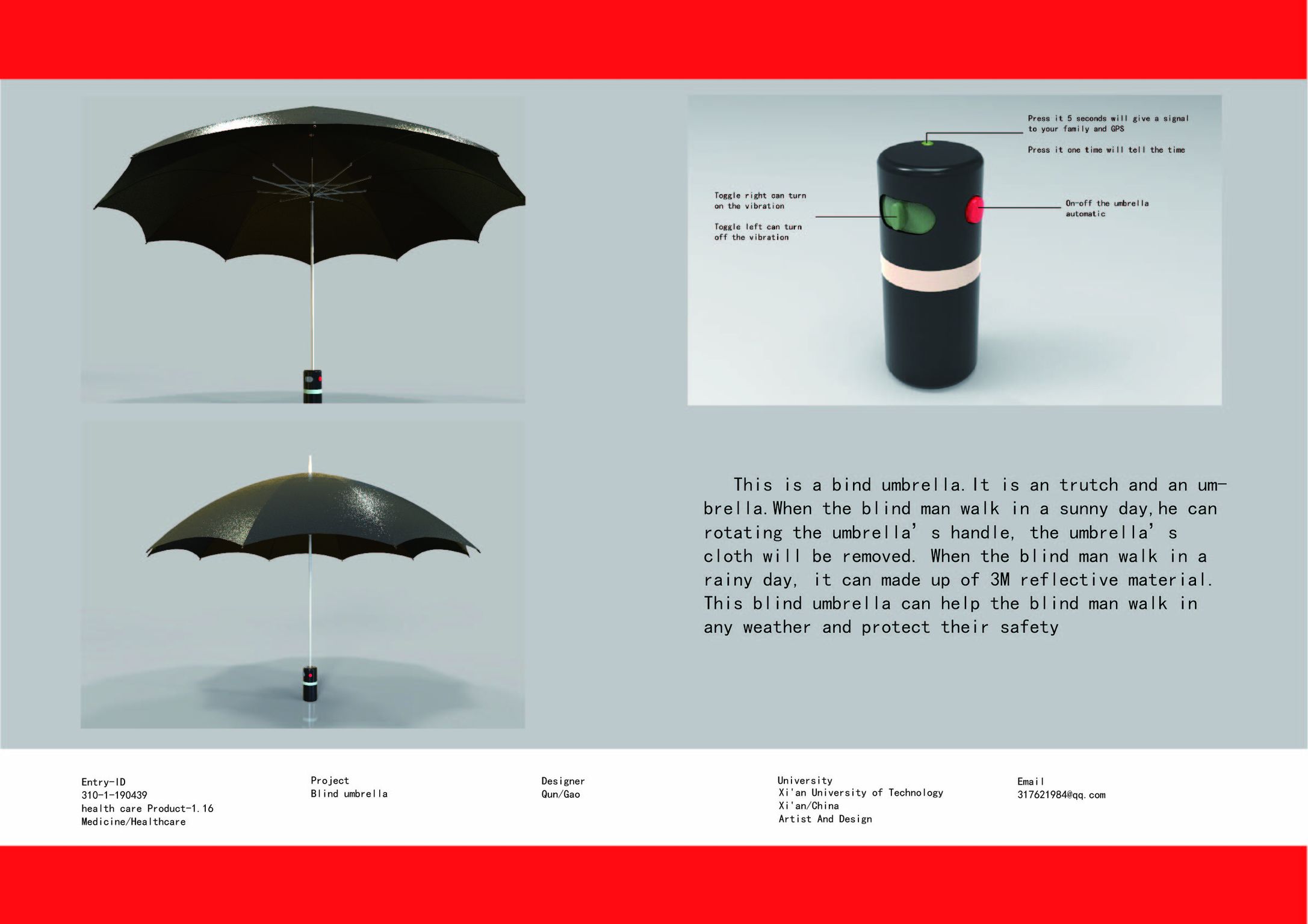 gps umbrella