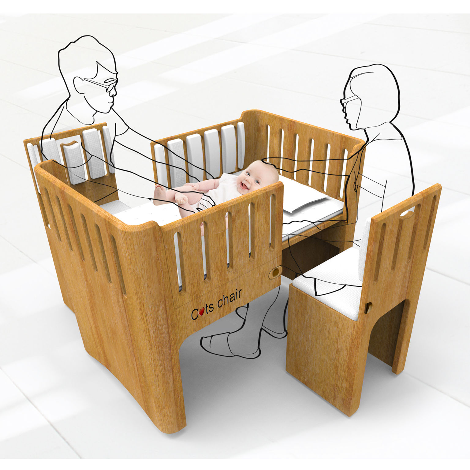 the baby bed