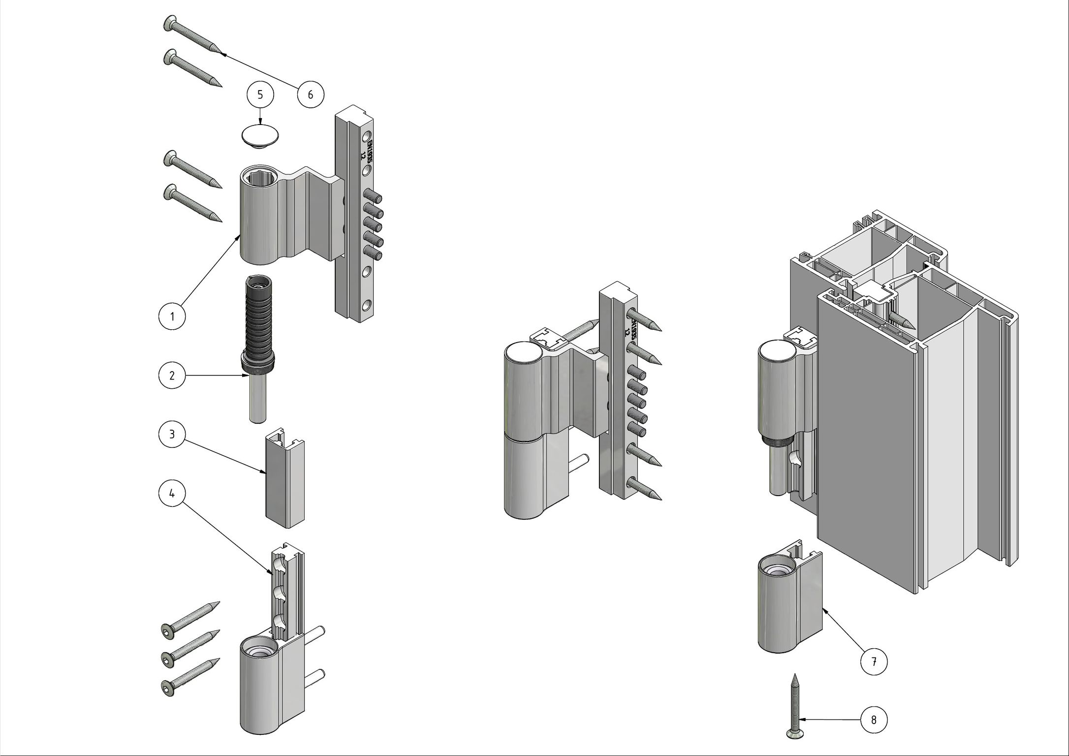 adjustable door hinges