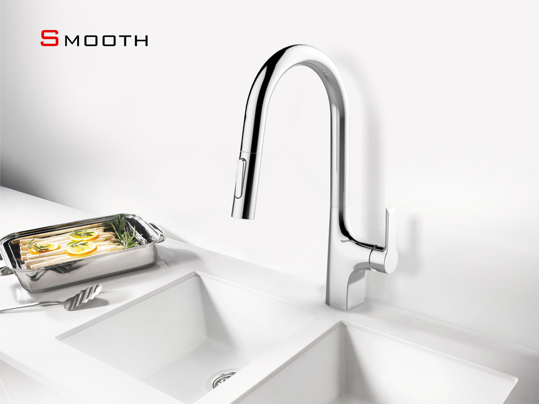 Smooth Kitchen faucet