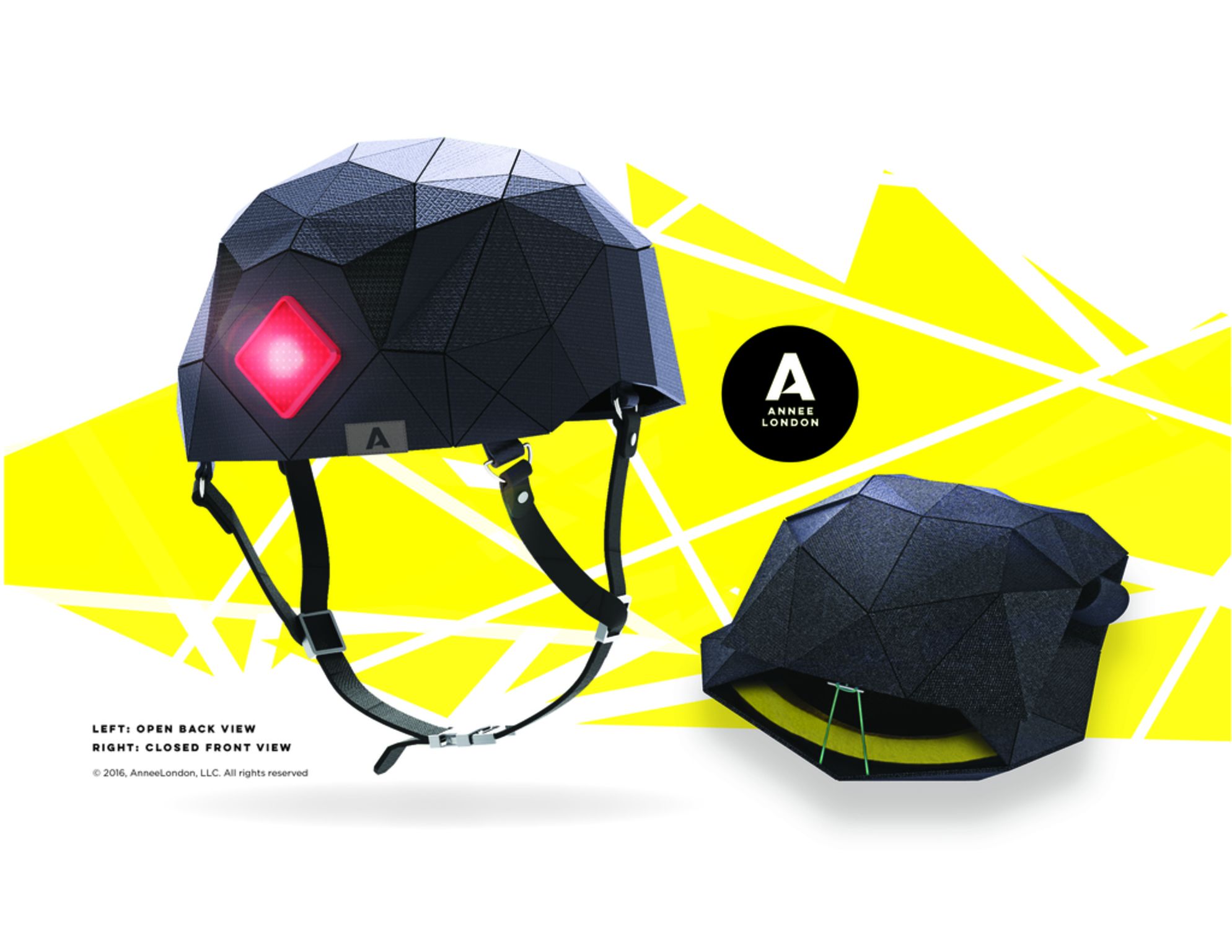 collapsible cycling helmet