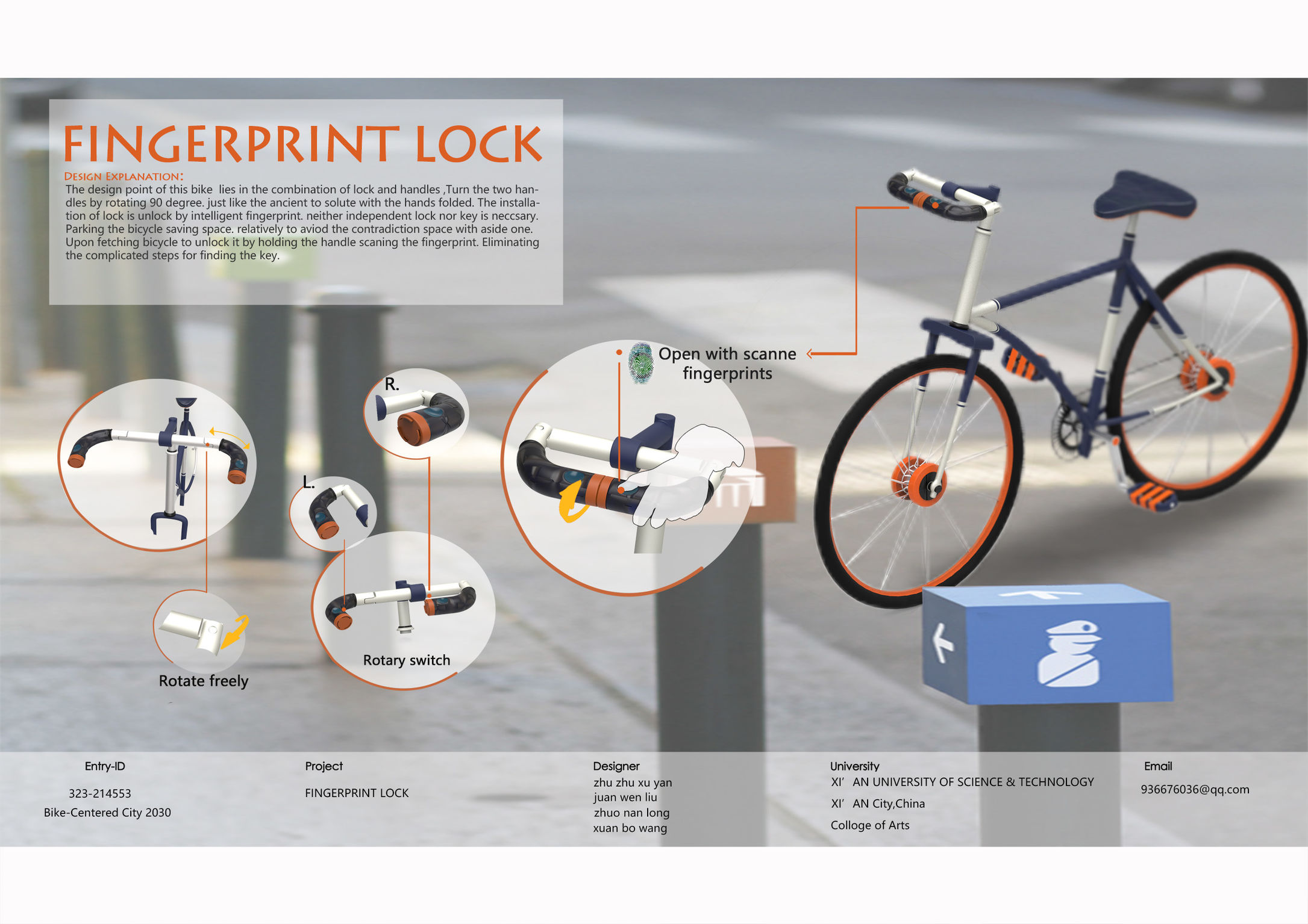 fingerprint for bike