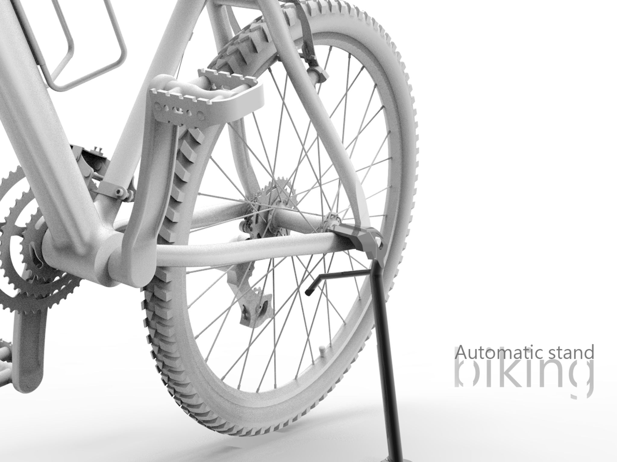 automatic kickstand