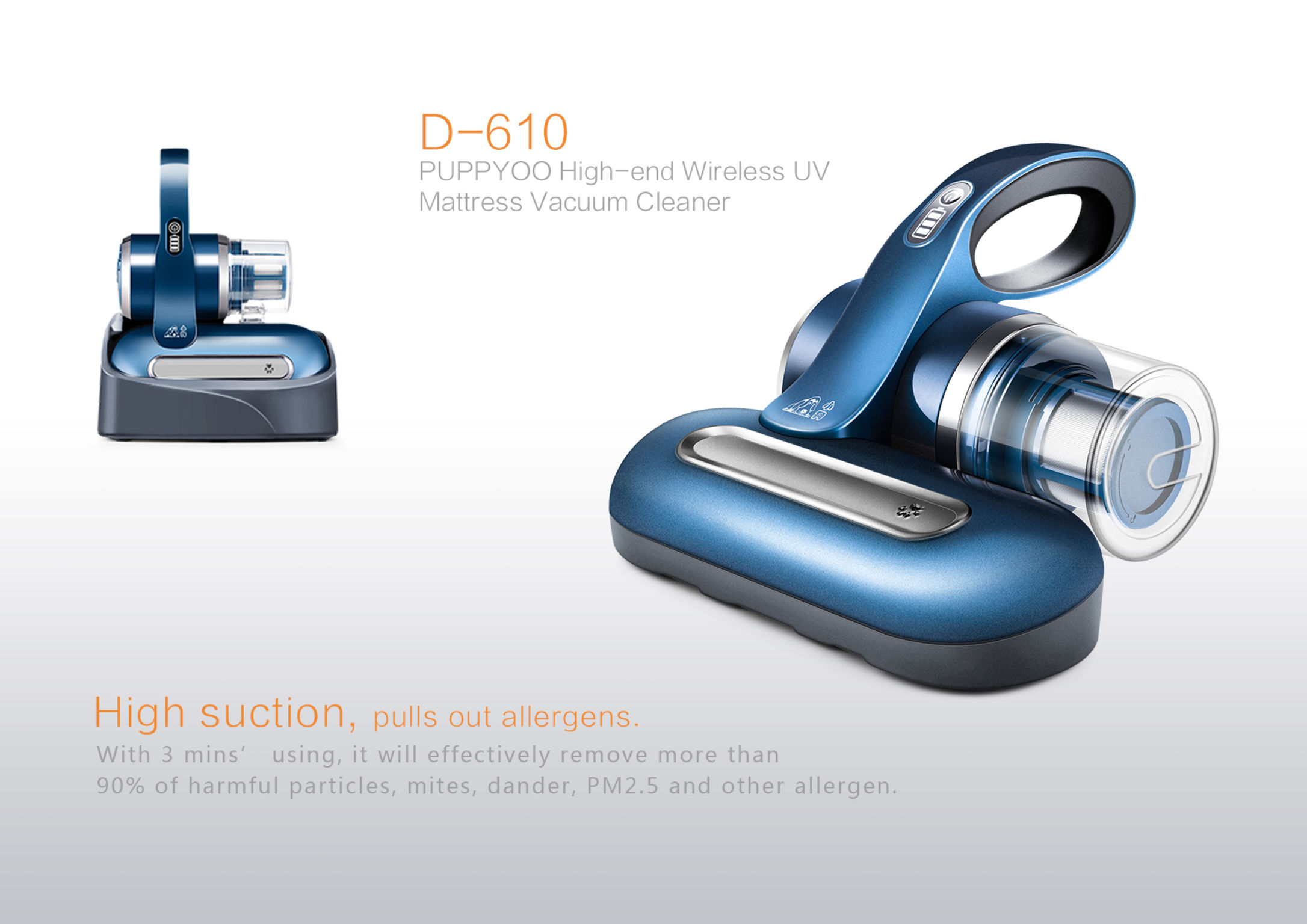 D-610 Mattress UV vacuum