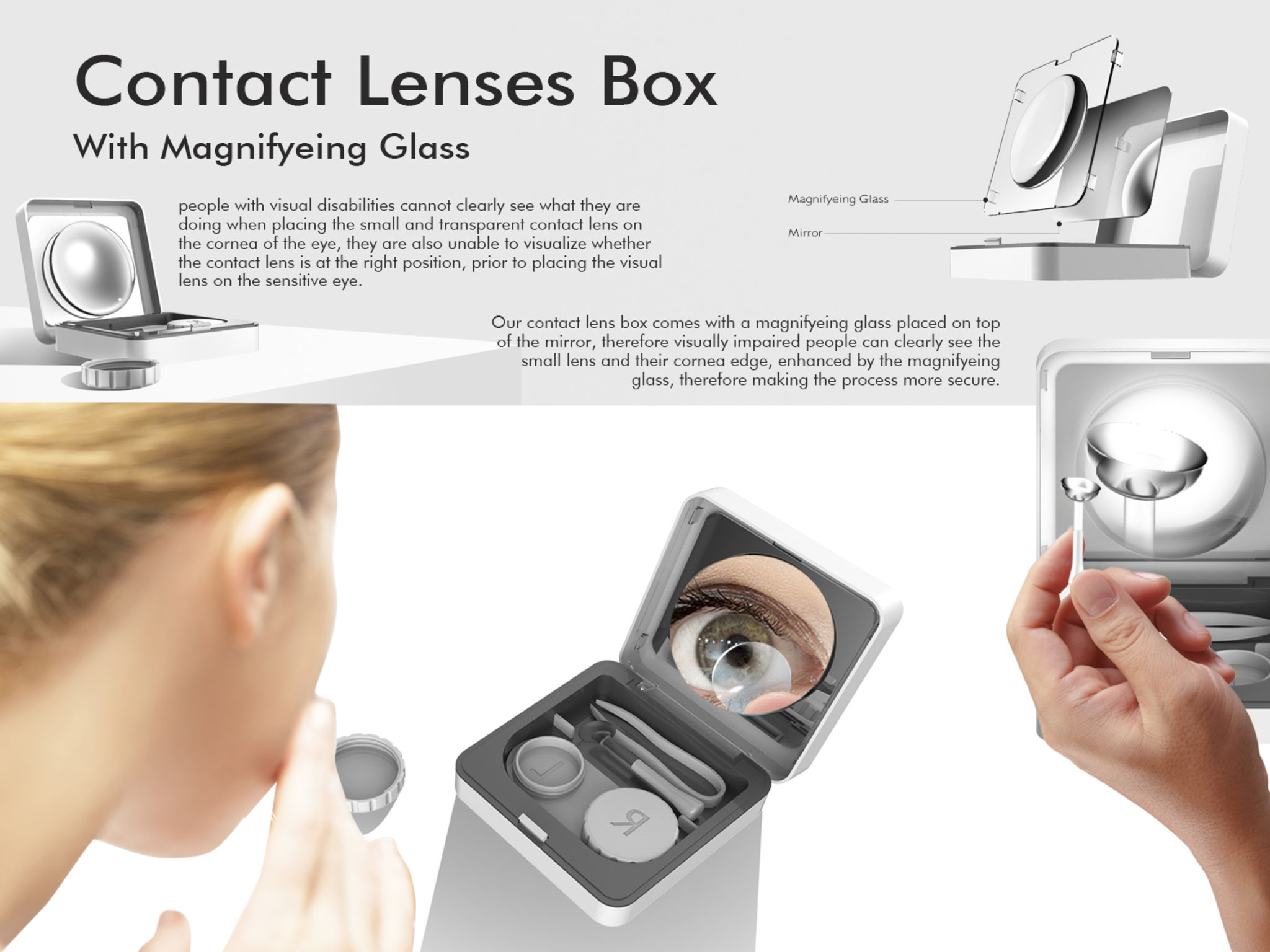 Contact Lenses Box If World Design Guide