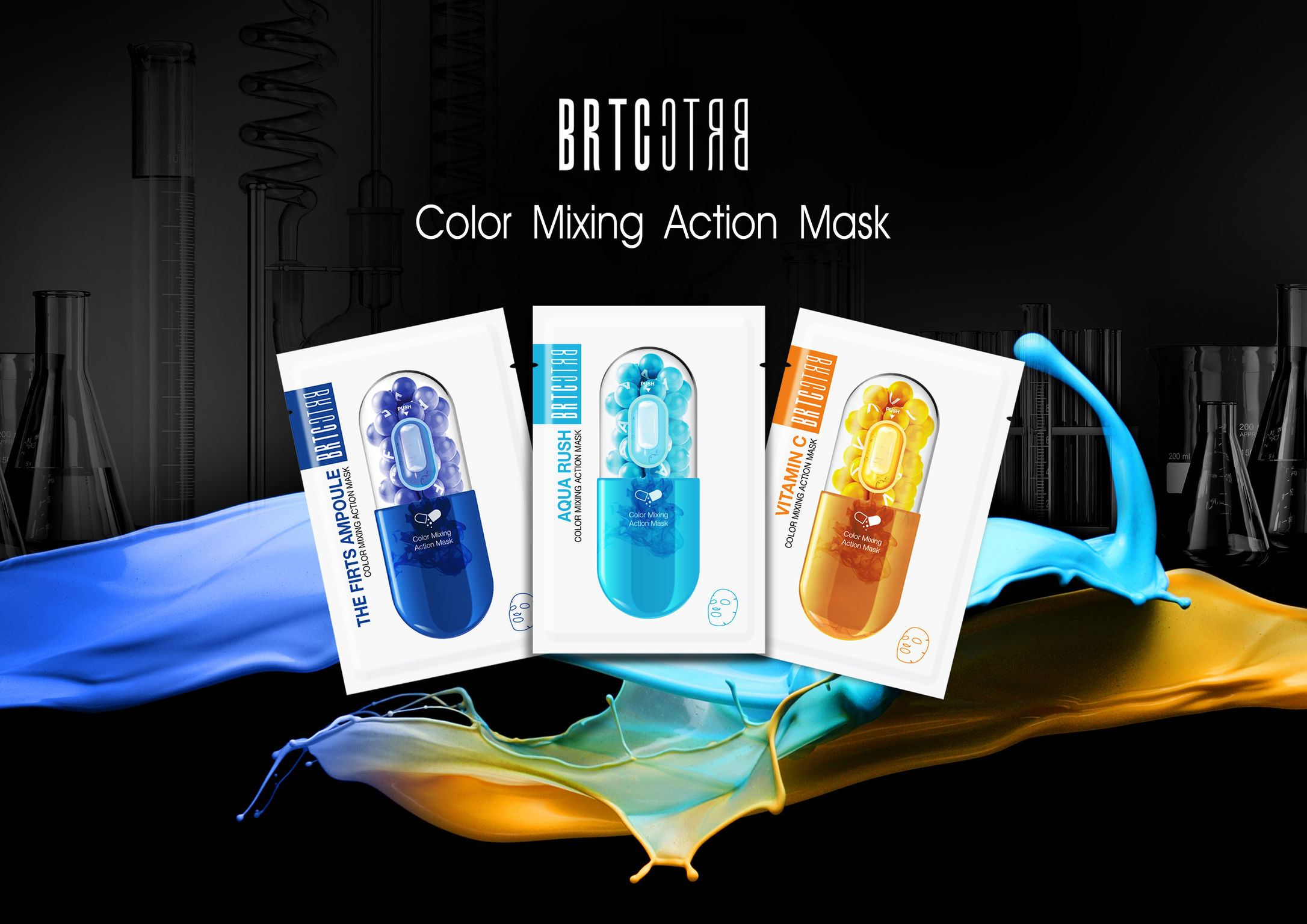 BRTC Color Mixing Action Mask Series