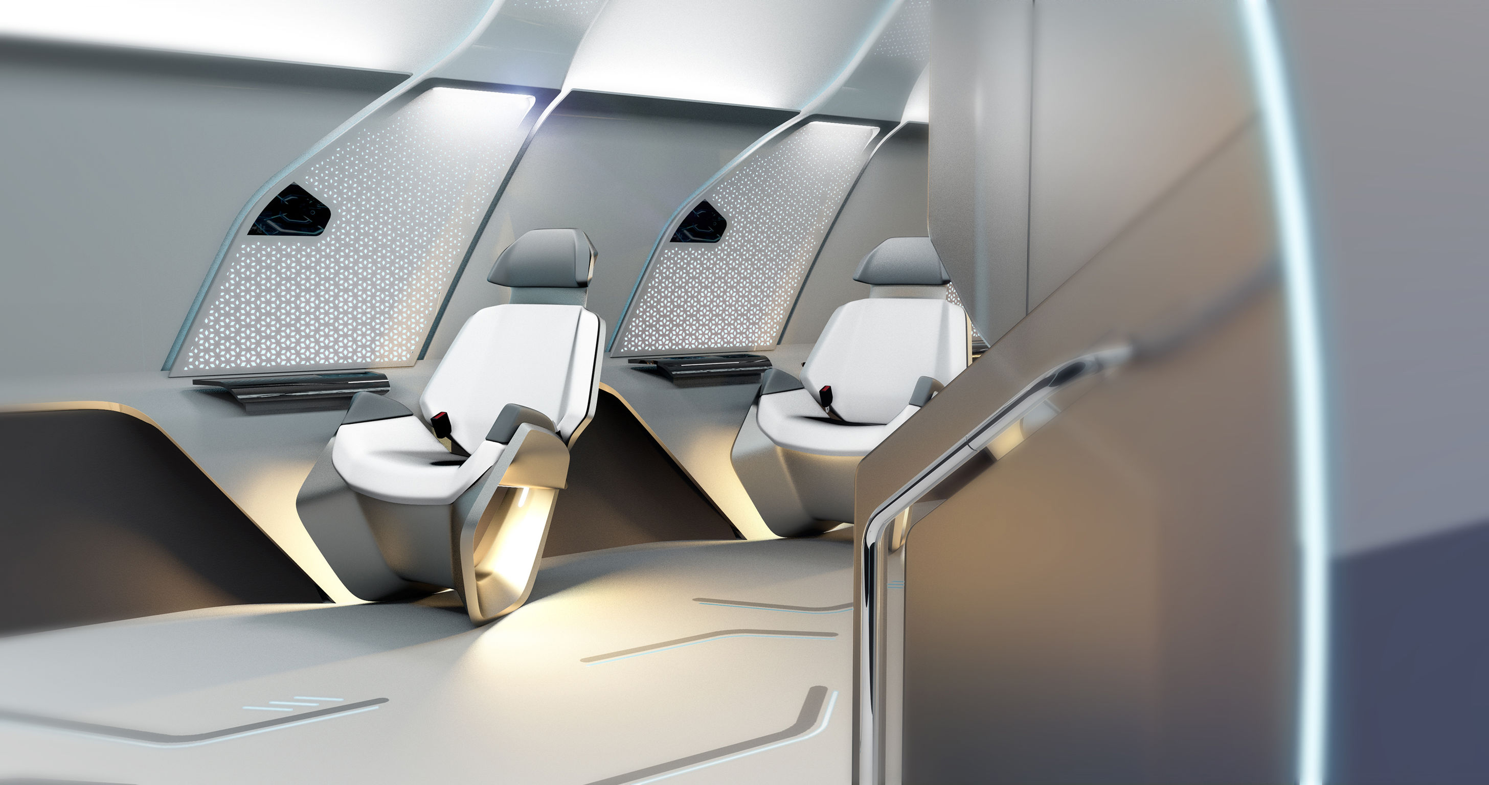 Virgin Hyperloop One Prototype Interior Design If World