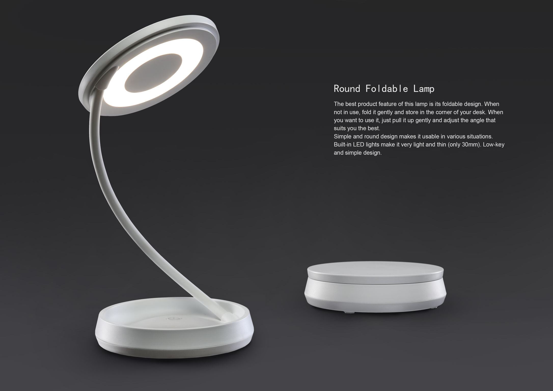 iF Design - Round Foldable Lamp