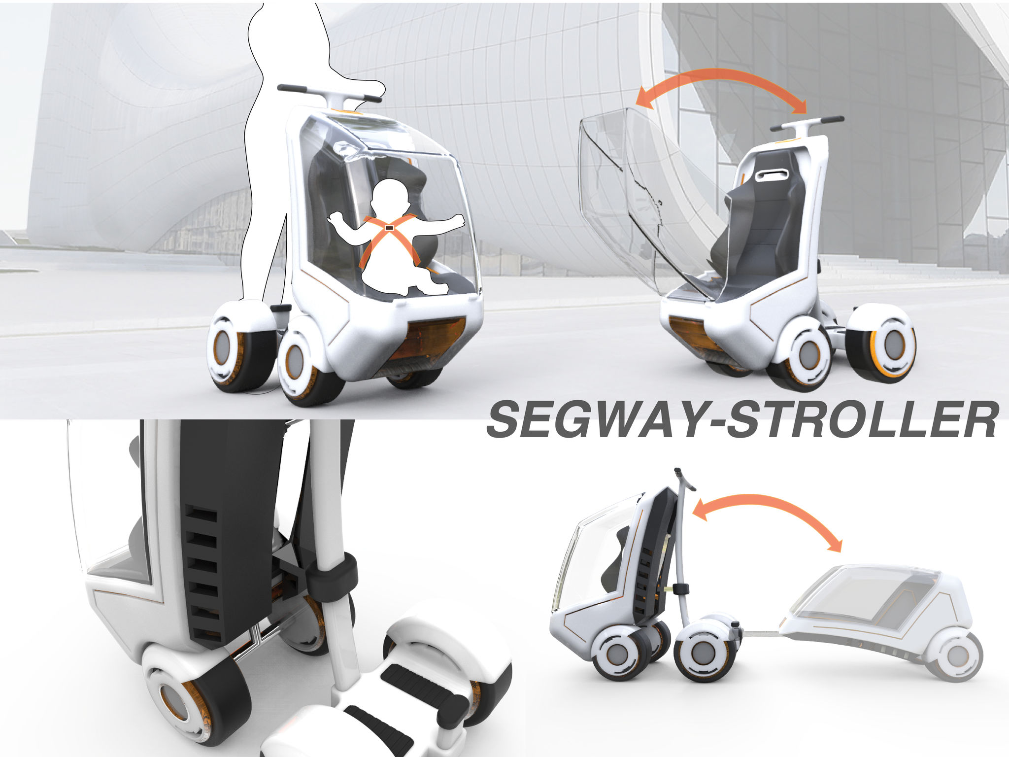 futuristic stroller
