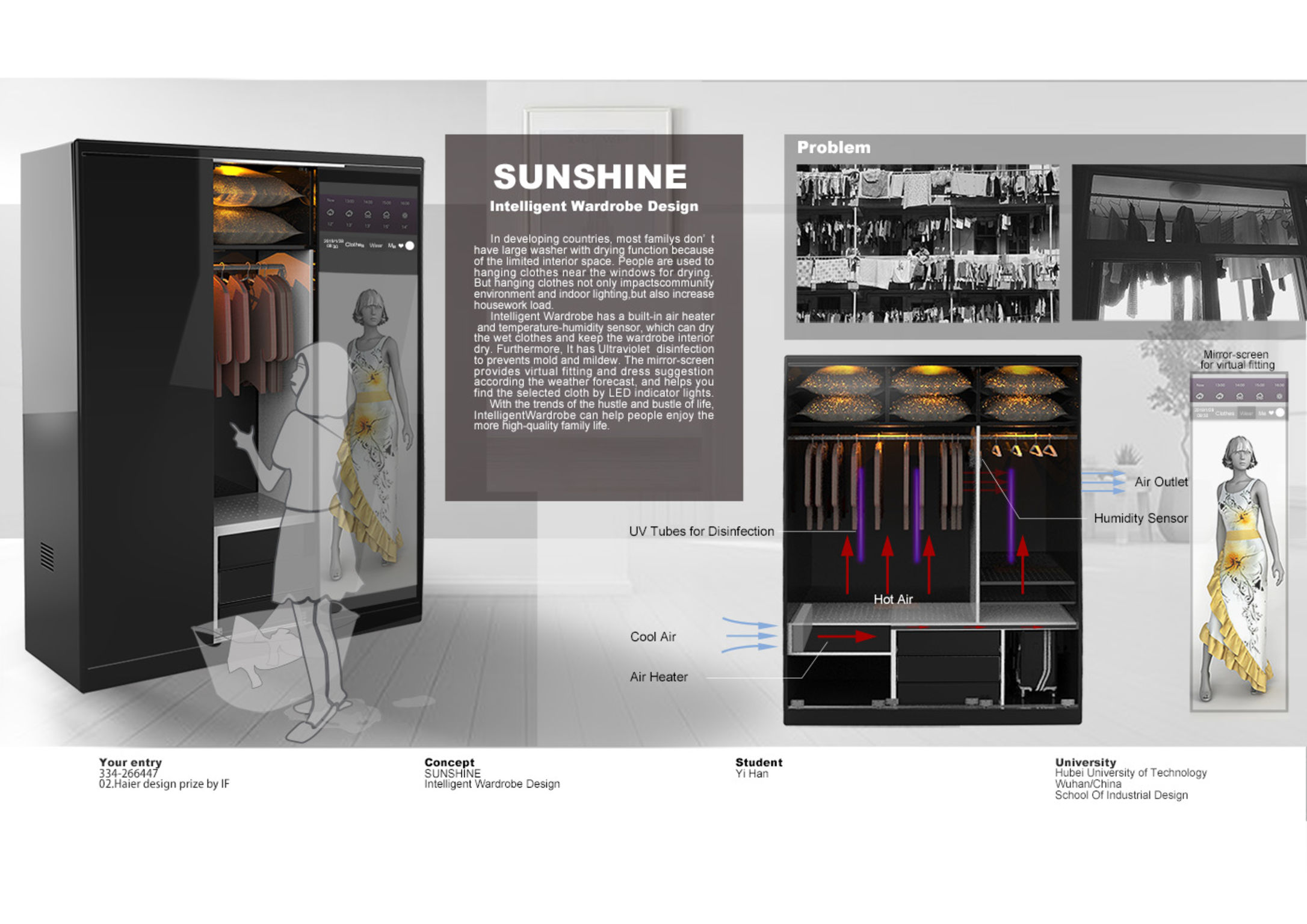 Sunshine Intelligent Wardrobe Design If World Design Guide