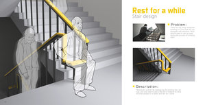 Rest for a while - Stair design