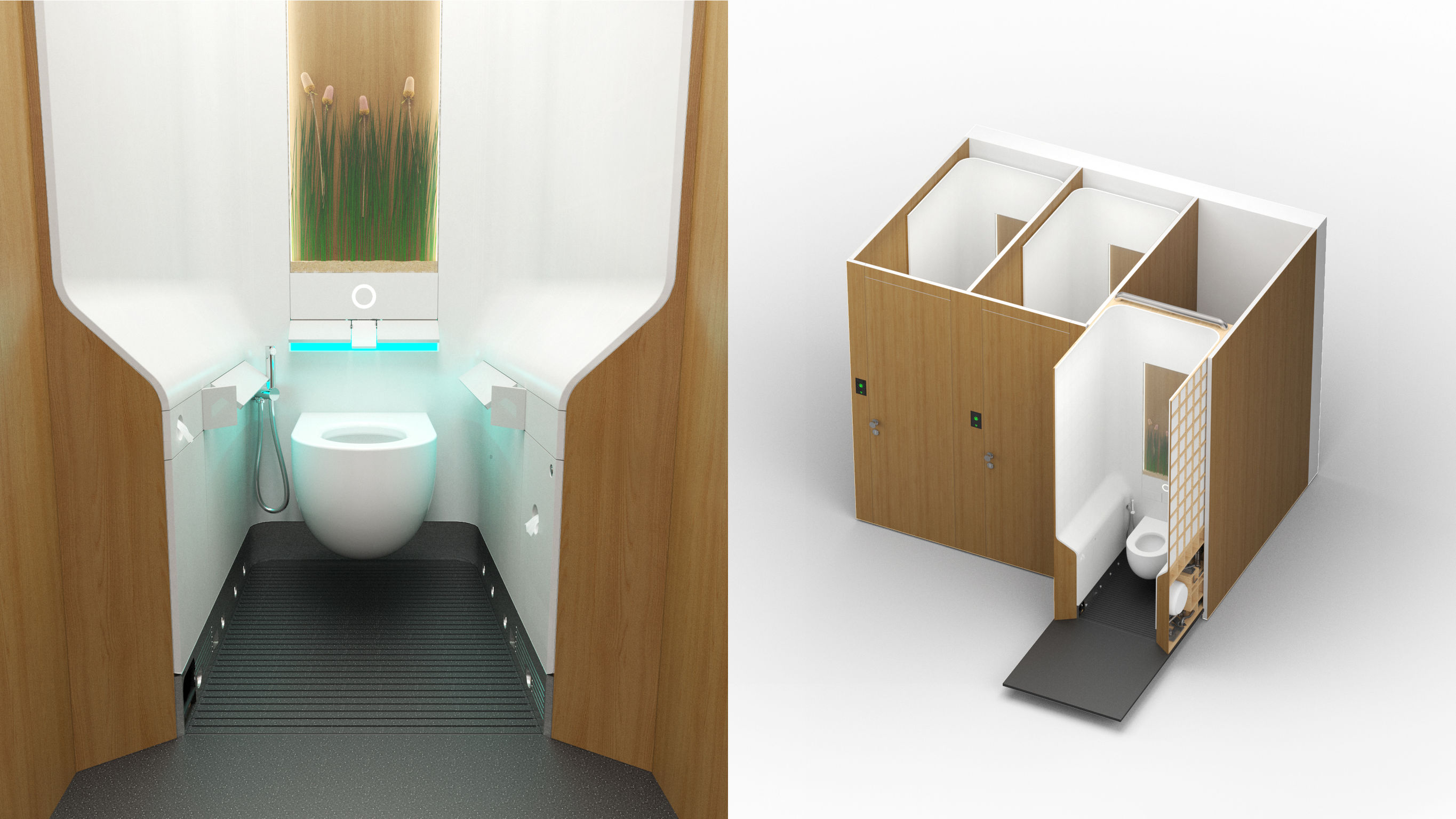 Automated Toilet Cubicles Cleaning (ATCC)