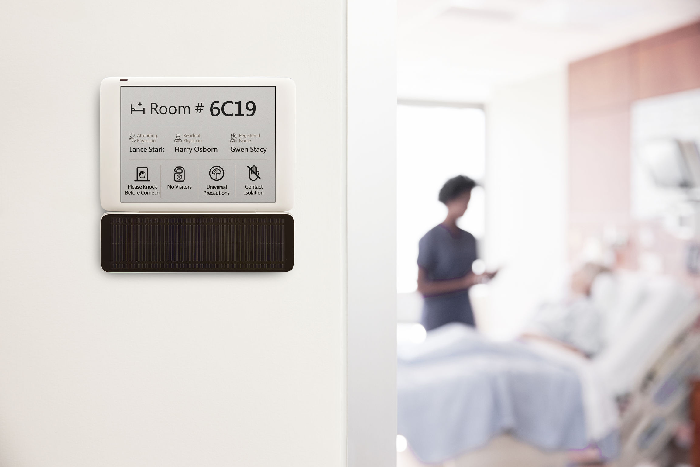 Patient/Room Information Display