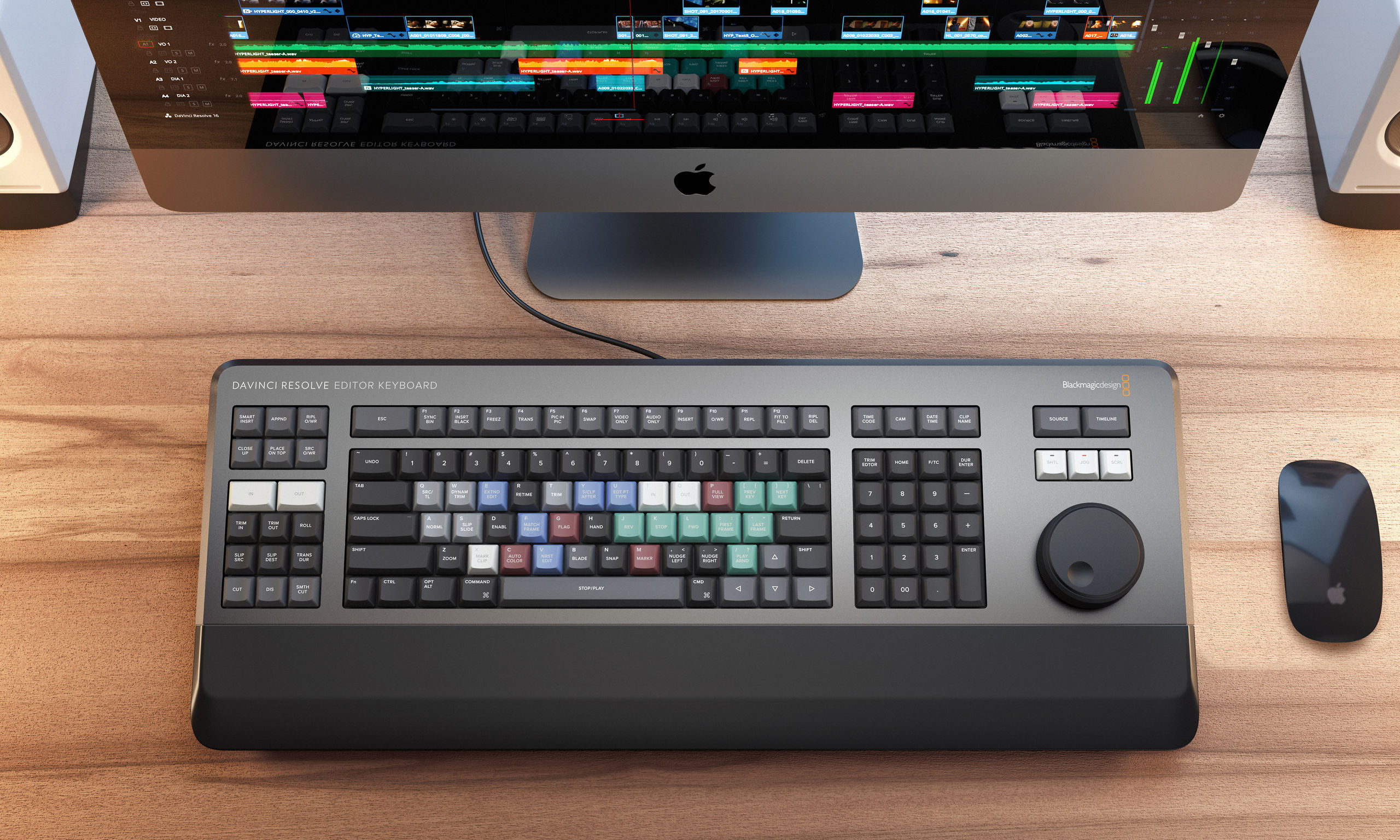blackmagic design davinci resolve editor keyboard