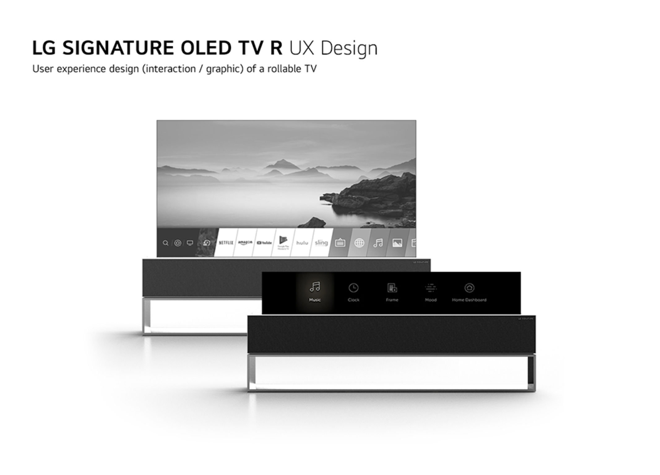 LG SIGNATURE OLED TV R UX Design