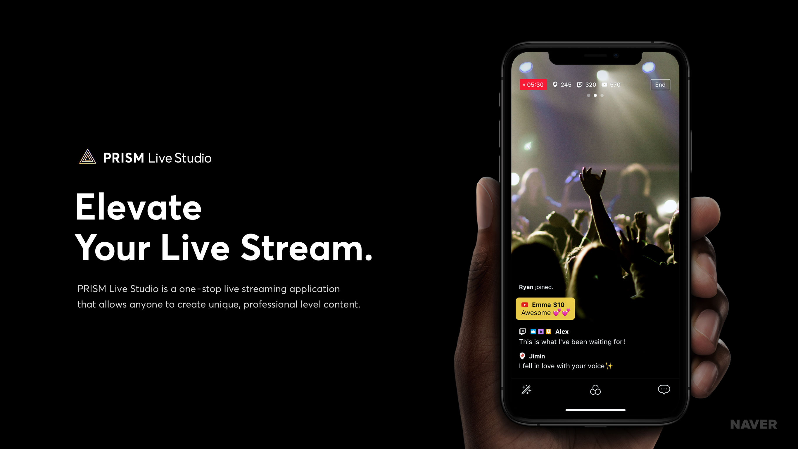 Mobile Live Streaming App