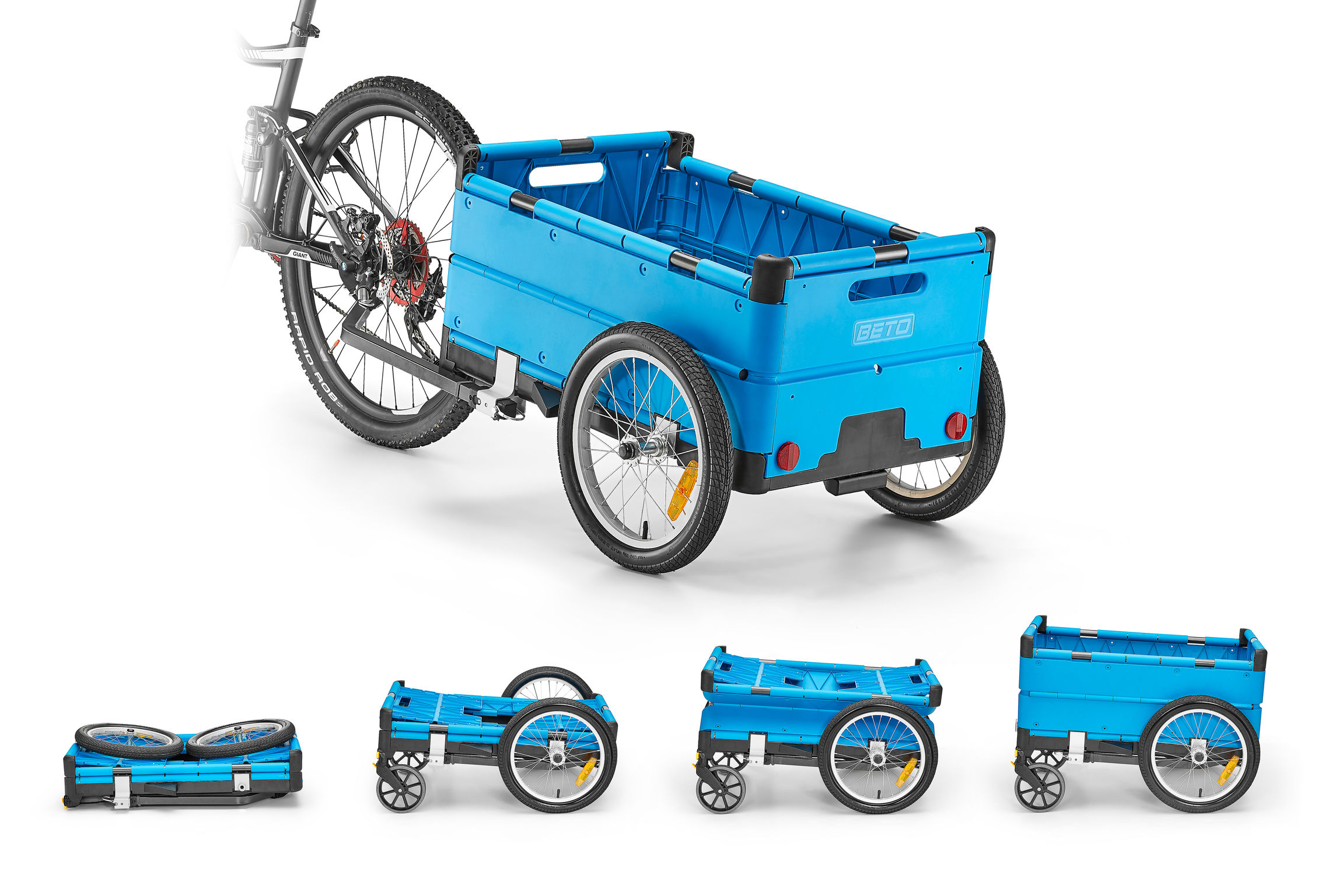 folding bike trailer cargo