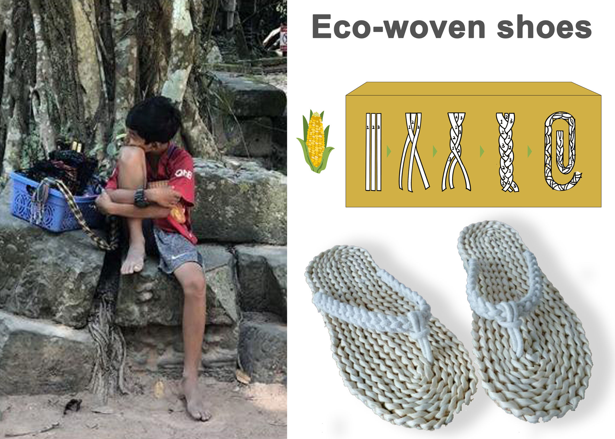 Eco-woven shoes