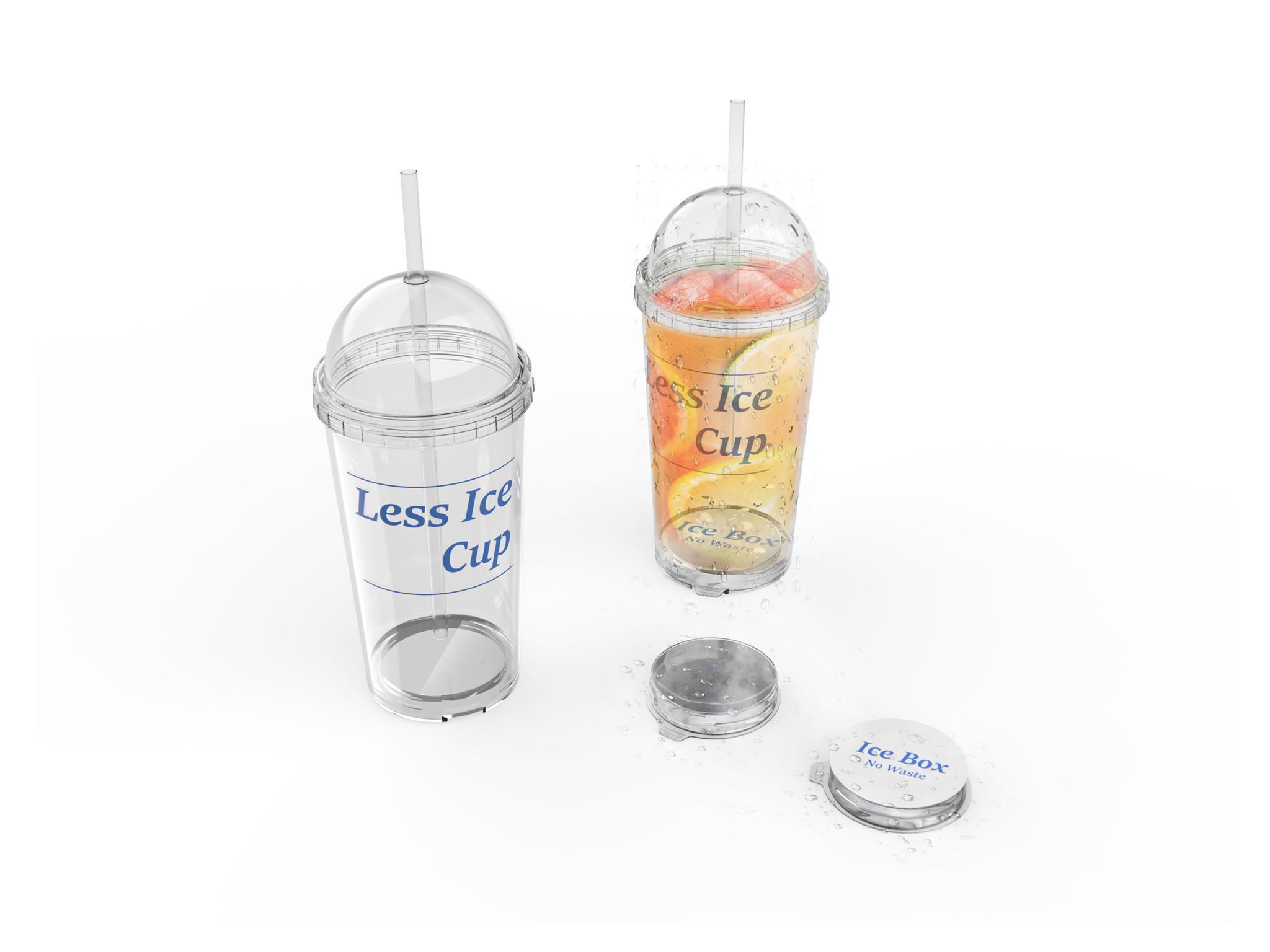 Less Ice Cup If World Design Guide