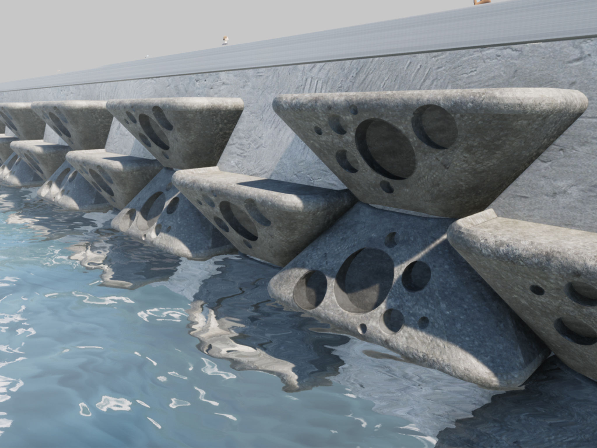 breakwater renovation design