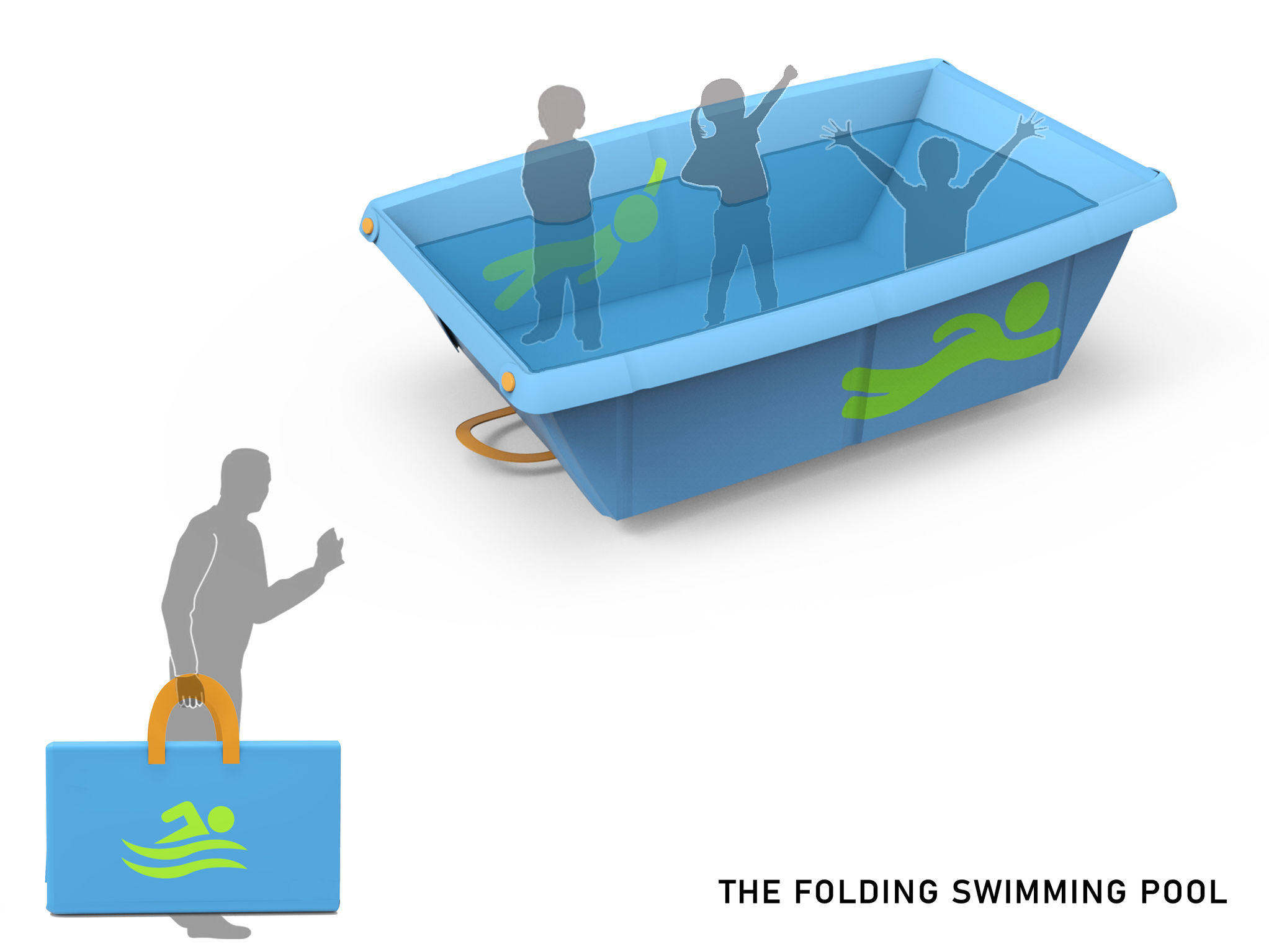 folding swimming pool