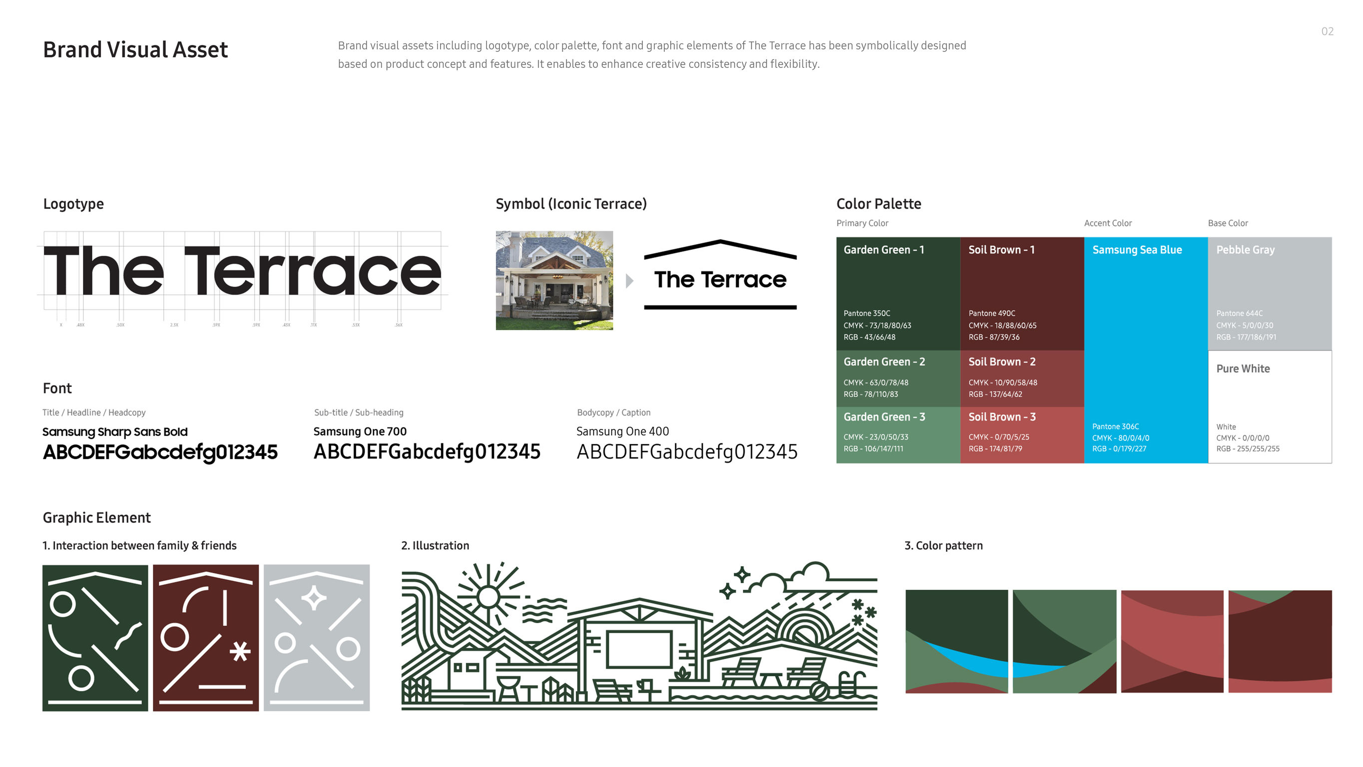 The Terrace Visual Identity System