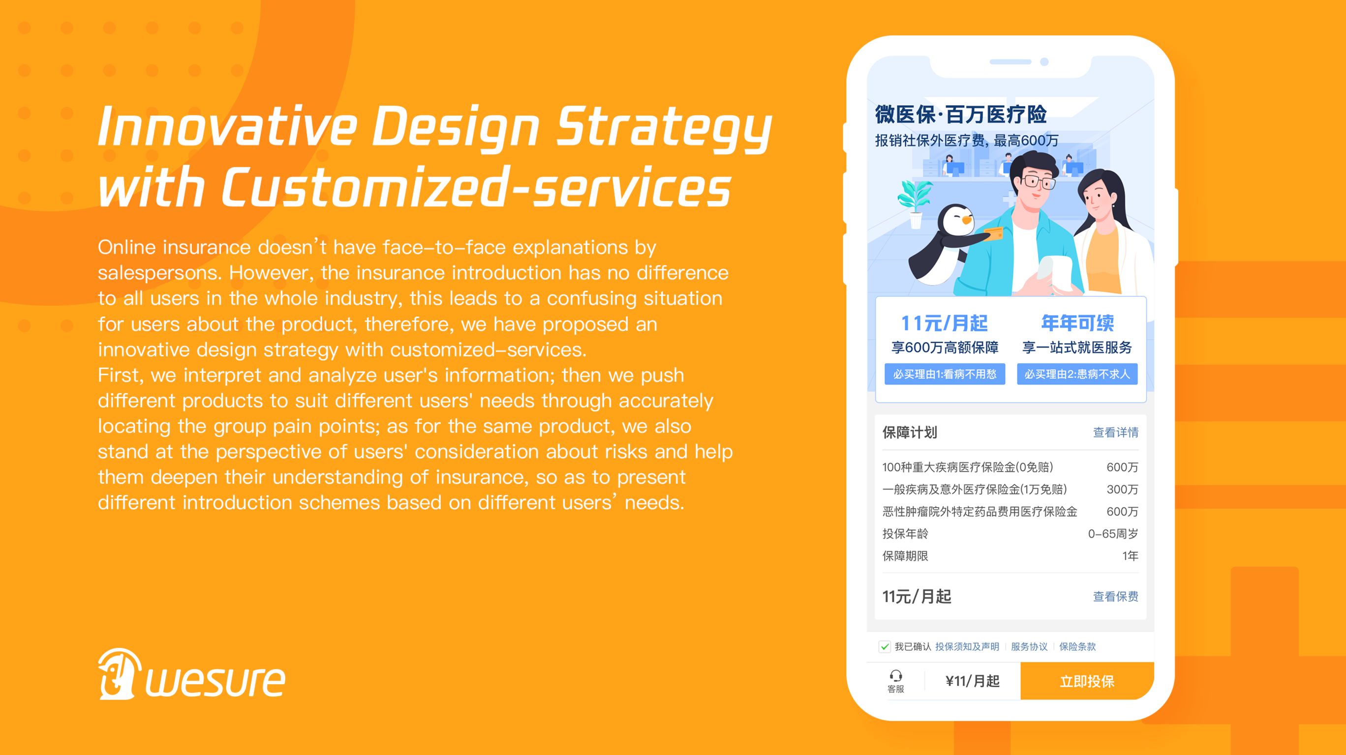 WeSure Design Strategy