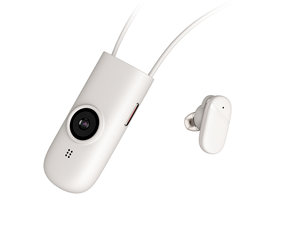 A listening earphone with rescue function