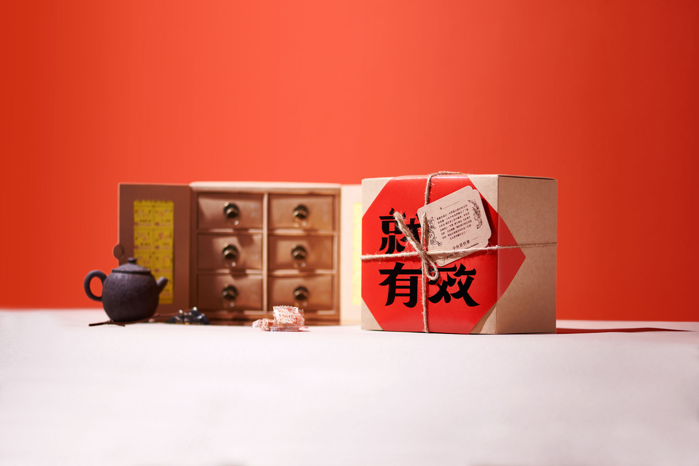 Chinese herbal tea gift package