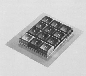 Tastatur in Flachbauweise  /1977