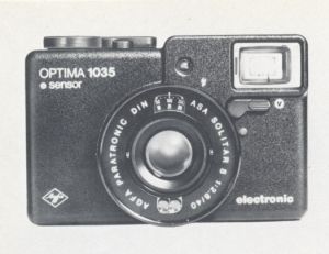 Optima 1035 electronic, vollautomat. Kleinbildkamera