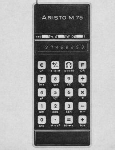 Mini-Rechner ARISTO M 75