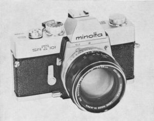 Spiegelreflexkamera Minolta SR T 101, F 1.4